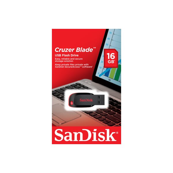 SANDISK USB Flash Cruzer Blade 16GB SDCZ50-016G G-B35