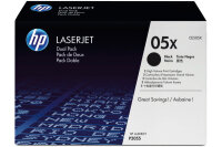 HP Toner-Modul 05X schwarz CE505XD LaserJet P2055 2...
