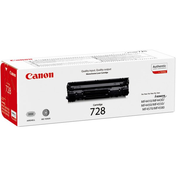 CANON Toner-Modul 728 schwarz 3500B002 MF 4410/4580 2100 Seiten