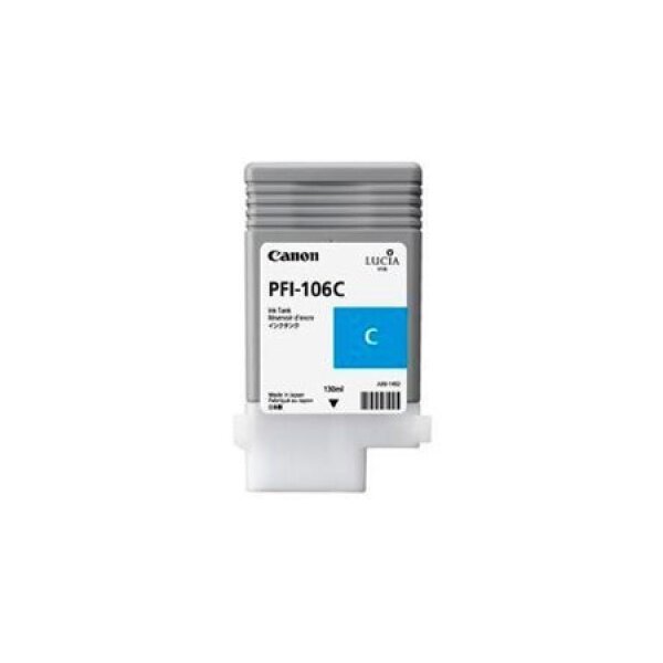 CANON Cartouche dencre cyan PFI106C iPF 6300/6350 130ml