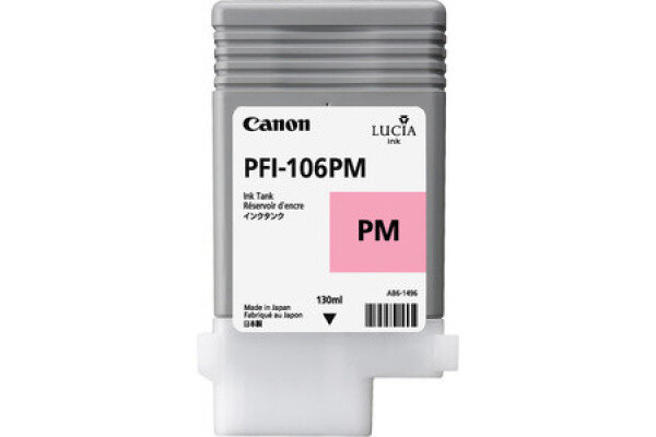 CANON Tintenpatrone photo magenta PFI106PM iPF 6300 6350 130ml