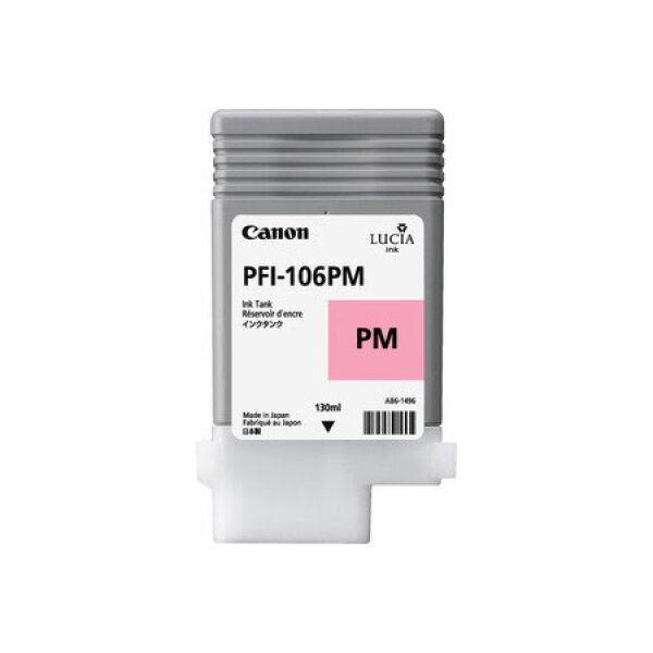 CANON Tintenpatrone photo magenta PFI106PM iPF 6300/6350 130ml