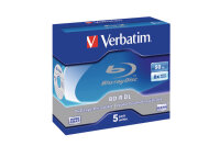 VERBATIM BD-R Jewel white/blue 50GB 43748 6x DL...
