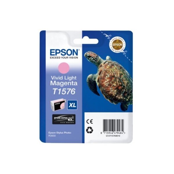 EPSON Cart. dencre vivid light mag. T157640 Stylus Photo R3000 26ml
