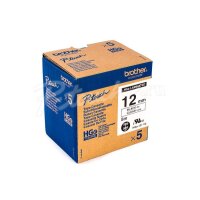 PTOUCH Ruban, High-Grade noir/transp. HGe-131 12mm/8m 5...