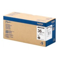 PTOUCH Ruban, High-Grade noir/blanc HG-261 36mm/8m 5...