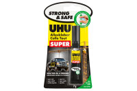 UHU Alleskleber Super Strong+Safe 46960 transparent,...