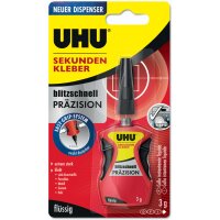 UHU Colle instantanée blitzschnell PRÄZISION, 3 g