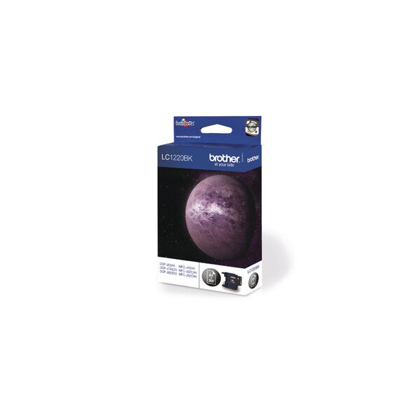 BROTHER Tintenpatrone schwarz LC-1220BK DCP-J525W 300 Seiten