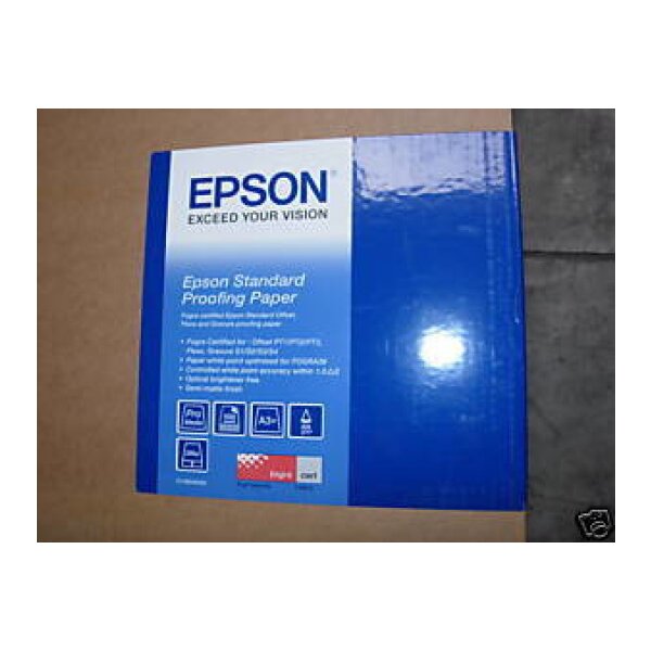 EPSON Standard Proofing Paper A3+ S045005 Stylus Pro 7600 205g 100 Blatt