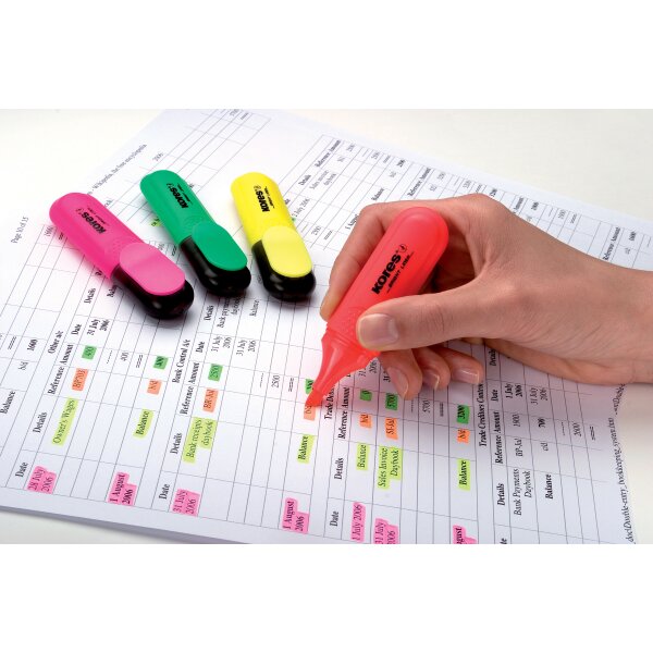 Kores Surligneur BRIGHT LINER, couleur: orange
