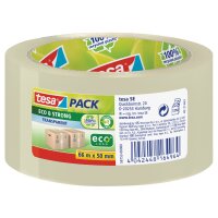 tesapack Verpackungsklebeband Eco & Strong, 50 mm x 66 m