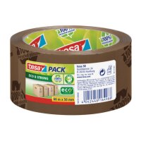 TESA Tesapack eco&strong 50mmx66m 581550000 brun,...