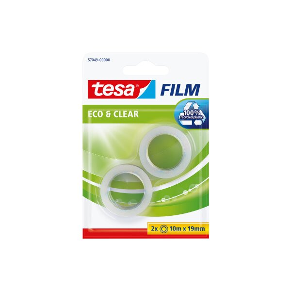 TESA Klebeband eco & clear 19mmx10m 570490000
