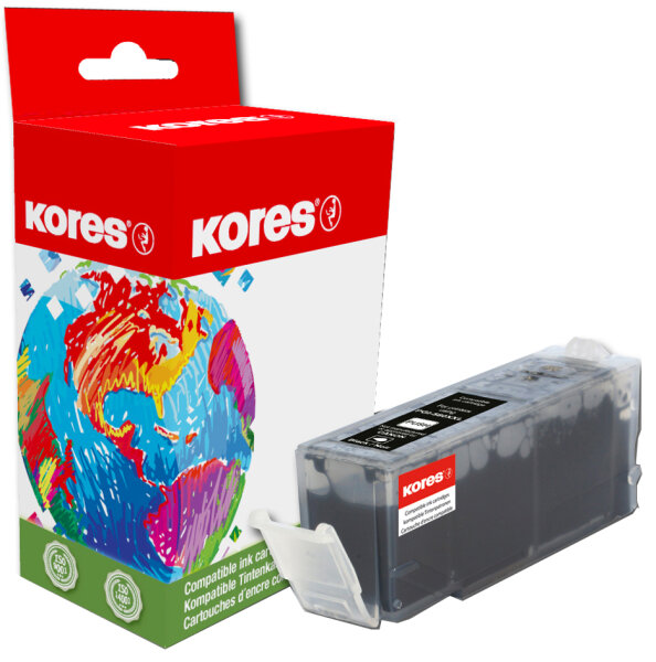 Kores Tinte G1513BK ersetzt Canon PGI-525BK, No.525, schwarz