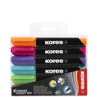 Kores Marqueur permanent K MARKER, pointe ogive,...