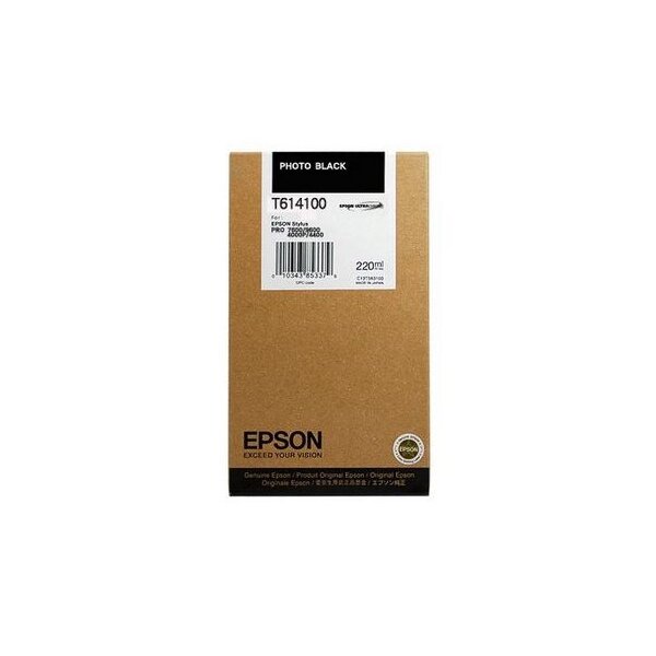 EPSON Cartouche dencre photo noir T614100 Stylus Pro 4450 220ml