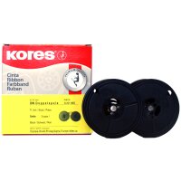 Kores Ruban encreur pour olivetti ET 121, carbone, noir