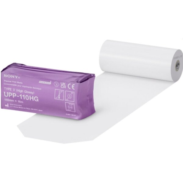 SONY Papier photo therm. 110mmx18m UPP-110HG glossy, 240 prints