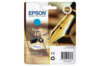 EPSON Cartouche dencre cyan T162240 WF 2010/2540 165 pages