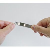 NT Cutter A-1P, Gehäuse aus Metall, Farbe: silber