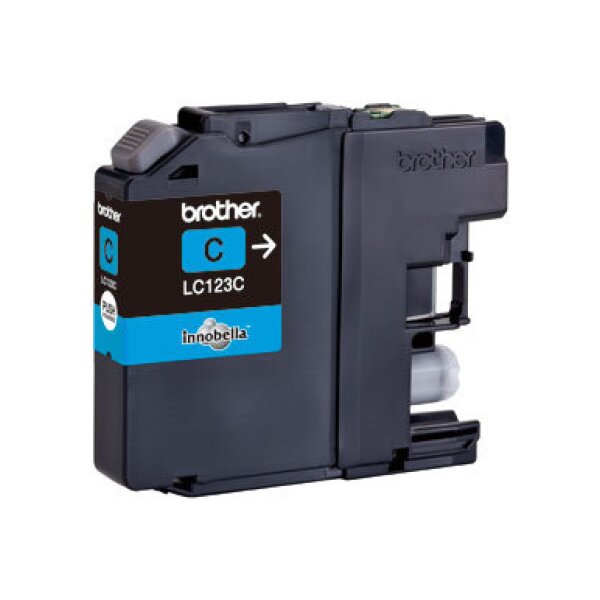 BROTHER Cartouche dencre cyan LC-123C DCP-J411ODW 600 pages