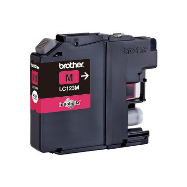 BROTHER Cartouche dencre magenta LC-123M DCP-J411ODW 600 pages