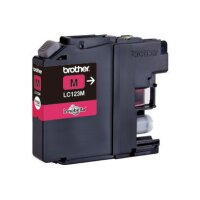 BROTHER Tintenpatrone magenta LC-123M DCP-J411ODW 600 Seiten