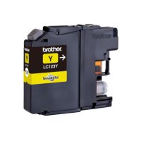 BROTHER Tintenpatrone yellow LC-123Y DCP-J4110DW 600 Seiten