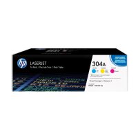 HP Toner Tri-Pack 304A CMY CF372AM Color LaserJet CP2025...