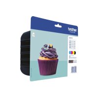 BROTHER Valuepack CMYBK LC-123VALBP DCP-J4110DW 600 Seiten