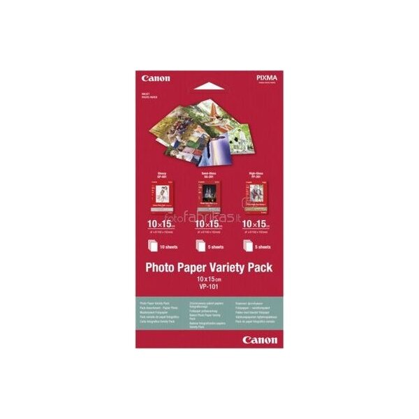 CANON Photo Pap.Variety Pack 10x15cm VP1014x6 InkJet 20 Blatt