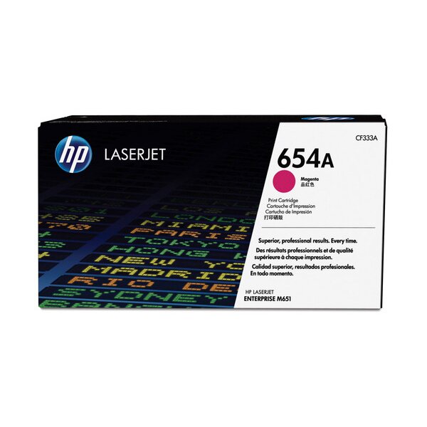 HP Toner-Modul 654A magenta CF333A CLJ Enterprise M651 15000 S.