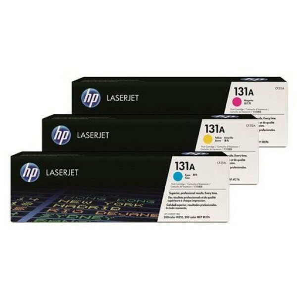 HP Toner Tri-Pack 131A CMY U0SL1AM LJ Pro 200 M276 1800 pages