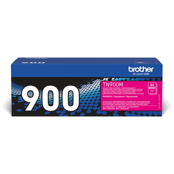 BROTHER Toner Super HY magenta TN-900M HL-L9200CDWT 6000 Seiten