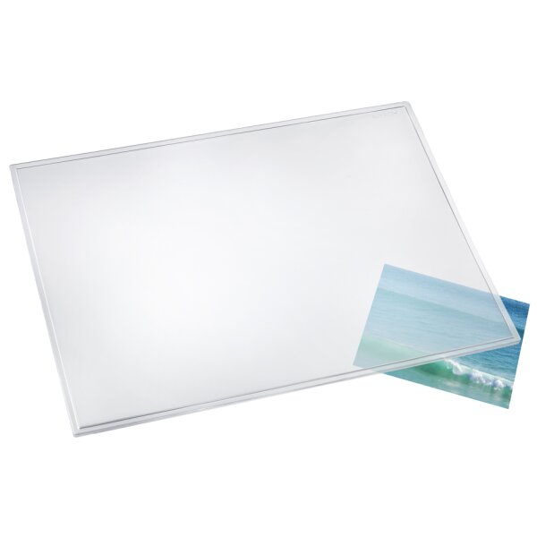 L&auml;ufer Schreibunterlage DURELLA TRANSPARENT, glasklar