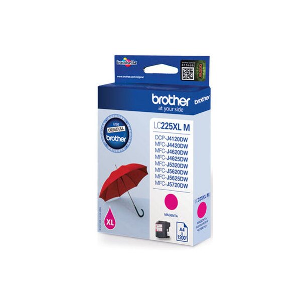 BROTHER Tintenpatrone magenta LC-225XLM MFC-J5620DW 1200 Seiten