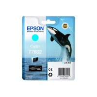 EPSON Tintenpatrone cyan T760240 SureColor P 600 25,9ml