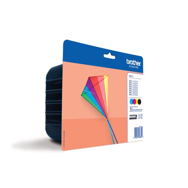 BROTHER Valuepack Tinte CMYBK LC-223VALBP MFC-J5620DW 550 Seiten