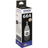 EPSON Bouteille dencre 664 noir T664140 EcoTank L355/L555...