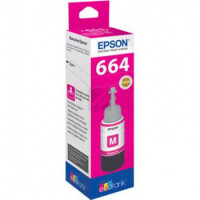 EPSON Bouteille dencre 664 magenta T664340 EcoTank...