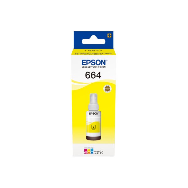 EPSON Tintenbehälter 664 yellow T664440 EcoTank L355/L555 6500 Seiten