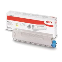 OKI Toner yellow 45862837 MC853/873 7300 Seiten