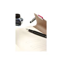 TRANSOTYPE senseBook FLAP A6 75010600 blanko, S, 135 Seiten beige