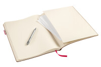 TRANSOTYPE senseBook RED RUBBER A4 75020402 quadr., L, 135 feuilles beige