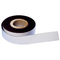 magnetoplan Ruban magnétique, PVC, 35 mm x 30 m, blanc