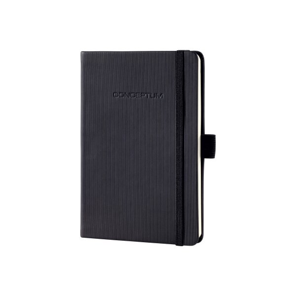 CONCEPTUM Carnet A6 CO132 ligné, 80g, 194 pages noir