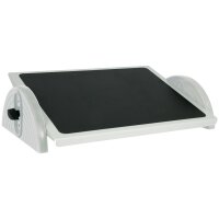 WEDO Repose-pieds Relax Steel, hauteur réglable, noir
