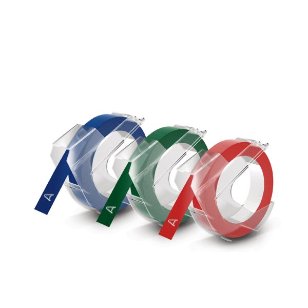 DYMO Ruban destampage 3D, 9 mm x 3 m, noir