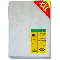 sigel Papier marbré, A4, 200 g/m2, papier prestige, marron